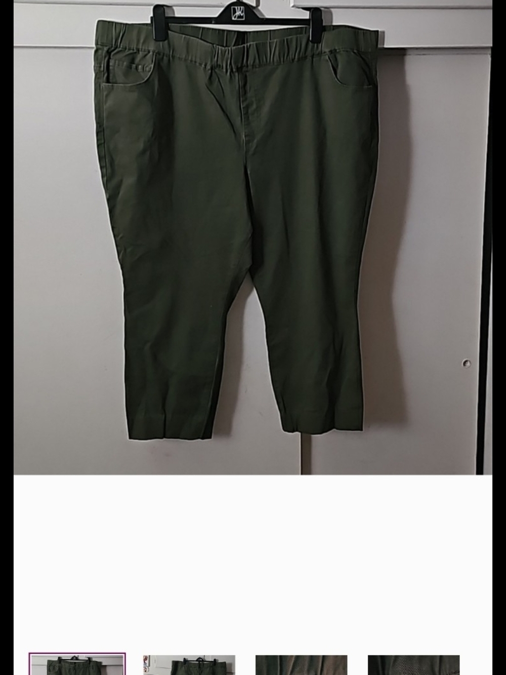 Jaclyn Smith Olive Green Men's Chinos